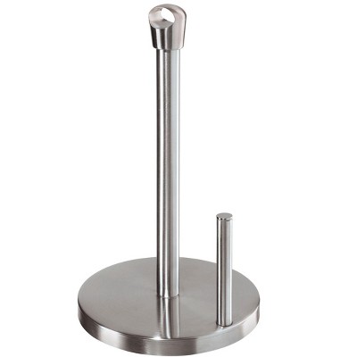 Jumbo Paper Towel Holder With Adjustable Spring Arm In Stainless Steel For  Kitchen Or Bathroom - Homeitusa : Target