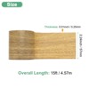 Unique Bargains Self Adhesive Realistic Wood Grain Durable Multi Use Masking Tape 1 Pc - 3 of 4