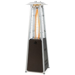 Costway 35'' Portable Tabletop Pyramid Patio Heater Steel Propane gas 10000 BTU - 1 of 4
