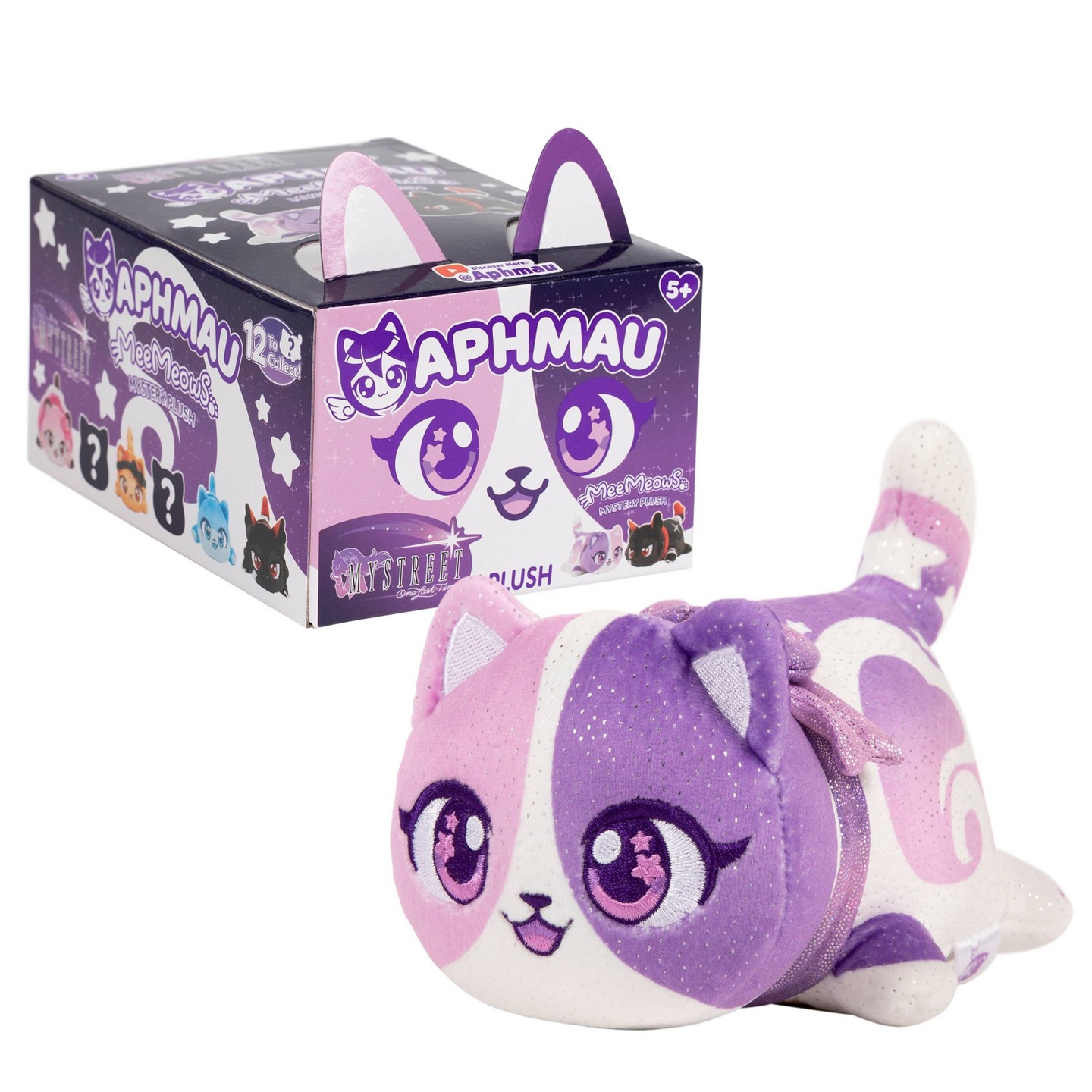 Детская мягкая игрушка Aphmau 6” Mystery MeeMeow Plush - MyStreet — фото 6