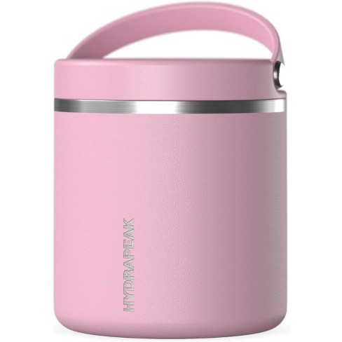 Hydrapeak Stainless Steel Vacuum Insulated Wide Mouth Thermos Food Jar For Hot  Food And Cold Food Cotton Pink 25 Oz : Target