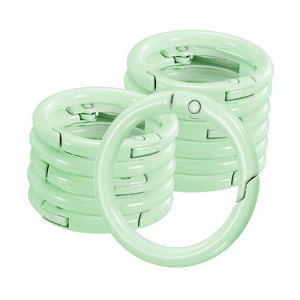 Unique Bargains Metal Spring O Rings Zinc Alloy Durable Multipurpose Lightweight Buckle - 1 of 4