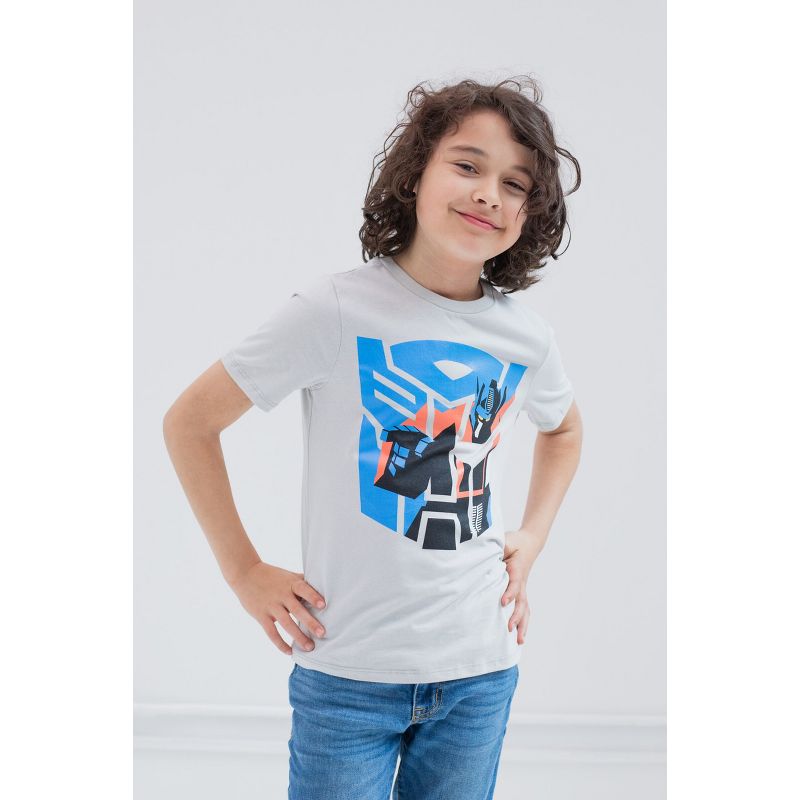 Transformers Optimus Prime Bumblebee Megatron 2 Pack T-Shirts Toddler to Big Kid , 2 of 10