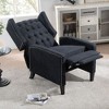 CAVINAS 27.16" Wide Manual Wing Chair Recliner, Modern Recliner Chair, Glider Chair with Tufted Backrest, Wingback Chair with Nailhead Trim - 3 of 4