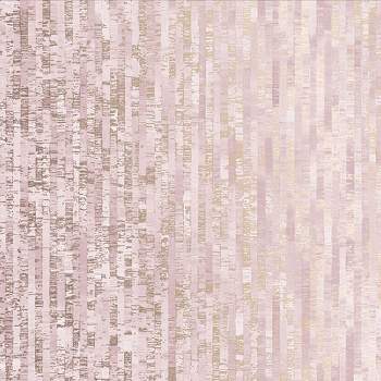 Betula Blush Pink Abstract Striped Paste the Wall Wallpaper