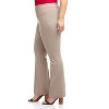 Rekucci Curvy Woman Ease into Comfort Bootcut Pants with Zipper Pockets – Pull-On Dress Work Pants - 2 of 3