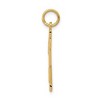 Black Bow Jewelry 14k Yellow Gold #1 Son Charm or Pendant, 13mm - 2 of 4