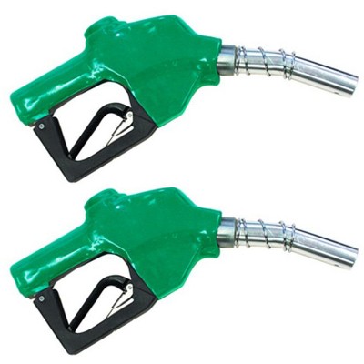 Apache 99000247 Automatic Shut-Off Replacement Diesel Fuel Pump Transfer Nozzle with Vinyl Covering, Green (2 Pack)