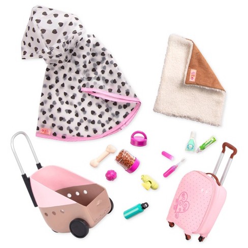 Barbie Doll And Accessories Travel Set With Puppy : Target