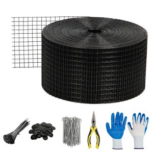 Coucheta Solar Panel Protection Mesh - Heavy Duty PVC Coated Critter Guard with 100 Clips, 100 Cable Ties, Gloves & Pliers for Bird&Rodent Prevention - 1 of 4