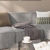 Taylor & Logan Yenna Armless Middle Chair Module Gray: Polyester Upholstery, Wood Frame, 300 lbs Capacity - 3 of 4