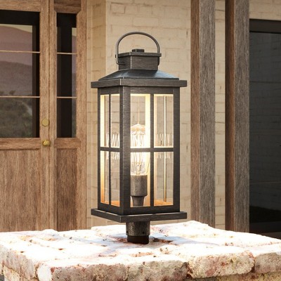 Urban Ambiance Luxury Transitional Outdoor Post Light 20.25''H x 7''W,  Aged Pewter Finish,  Anaheim Collection, UHP1297