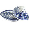 Blue Rose Polish Pottery 331 Vena Butter Dish - 2 of 2