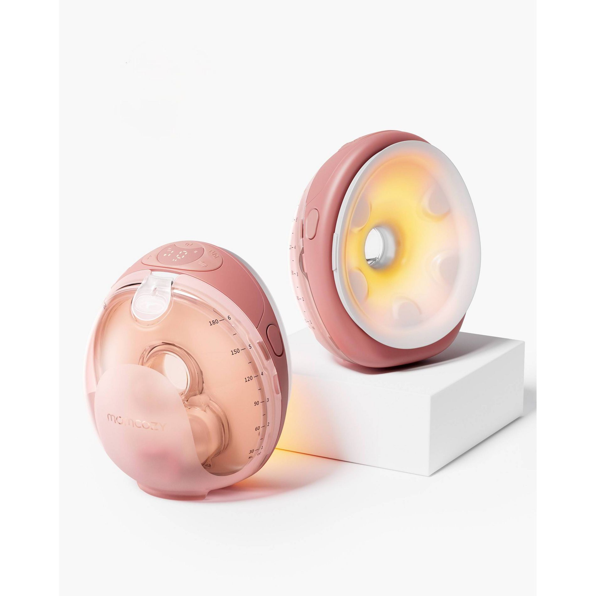 Momcozy Wellness 1 Warm-Massage Wearable Electric Breast Pump W1