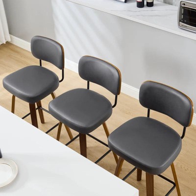 Bekrvio 26'' Swivel Counter Height Bar Stools