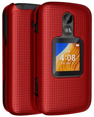 Nakedcellphone Hard Case For Alcatel Go Flip 4, Tcl Flip Pro, Tcl Classic,  Tcl Flip Go - Orange : Target