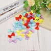 Unique Bargains Fabric Party DIY Gift Packaging Accessories Satin Mini Ribbon Bows 50 Pcs - 4 of 4
