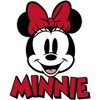 Juniors Womens Mickey & Friends Retro Minnie Mouse Big Face T-Shirt - 2 of 4