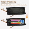 Unique Bargains Pencil Case Waxed Style with Large Capacity for Office Supplies 1 Pc - 4 of 4