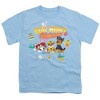 Paw Patrol Easter Egg Hunt Heroes Chase, Rubble And Marshall Kids T-Shirt For Youth Light Blue - 2 of 4