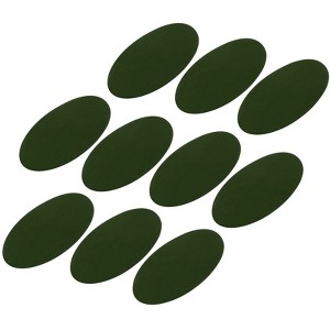 Unique Bargains Oval Iron-on Washable Clothes Hole Repairing Denim Patches 10 Pcs - 1 of 4