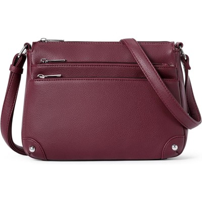 BEAFUP Women's Medium Crossbody Bag - A Stylish and Functional Shoulder Handbag with Multi-Zipper Pockets, Perfect for Everyday Use