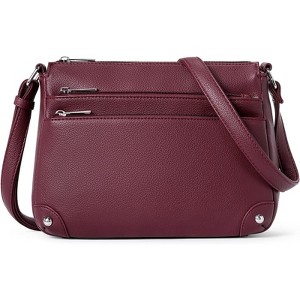 FATMOON  Women's Medium Crossbody Bag - A Stylish and Functional Shoulder Handbag with Multi-Zipper Pockets, Perfect for Everyday Use - 1 of 4