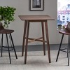 Modern 42" Bar Height Dining Table,Dining Table with Rubberwood Legs and Durable Laminate Top– The Pop Home - 2 of 4