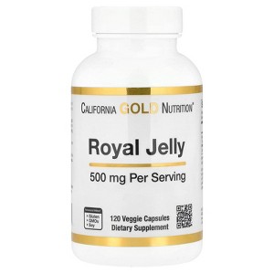 California Gold Nutrition Royal Jelly, 500 mg, 120 Veggie Capsules - 1 of 4