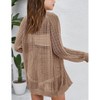 Girls Summer Caridigan Lightweight Open Front Cardigan Gilrs Crochet Sweater Cardigan Girls 2025 Beach Cover Ups - 4 of 4