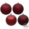 Vickerman Burgundy Ball Ornament - 2 of 3