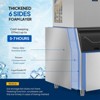 22 in. 400 Lb. 600W 115V Air Cooled Ice Machine Maker With 300 Lb. Bin - 3 of 4