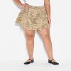 Women's Poplin Ruched Mini A-Line Skirt - Wild Fable™ - 2 of 3