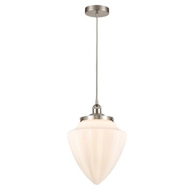 Bullet - 1 Light Cord Hung Mini Pendant In Modern Style-17 Inches Tall and 12 Inches Wide