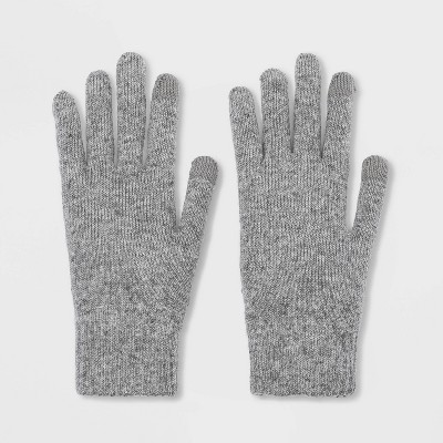 Men's Knit Gloves - Goodfellow & Co™ Gray One Size