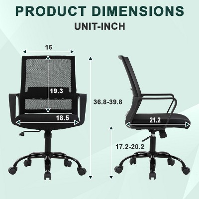 Black Mesh High Back Executive Swivel Office Chair