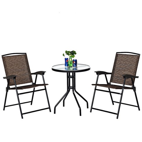 Bistro style garden discount table and chairs