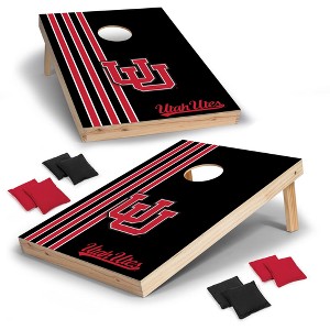 NCAA Utah Utes 2'x3' Wood Cornhole Set - 1 of 4