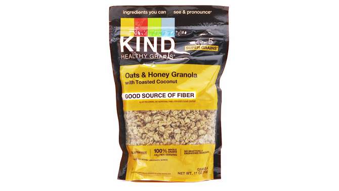 KIND Healthy Grains Oats & Honey Clusters - 11oz, 2 of 11, play video