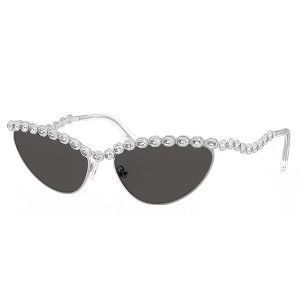 Swarovski SK 7030 400187 Womens Cat-Eye Sunglasses Silver 59mm - 1 of 3