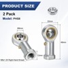 Unique Bargains Self-Lubricating Steel Durable Corrosion-Resistant Rod End Bearing - 3 of 4