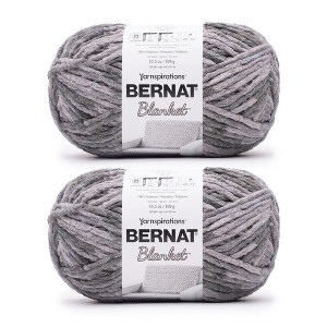Bernat Blanket Big Ball Yarn 24 Pack-Ashen Titanium - 1 of 4