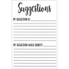 Juvale 200-Count Suggestion Cards, Invite Customer Submit Feedback Ideas, Bulk Value Pack, 4x6 - 3 of 4