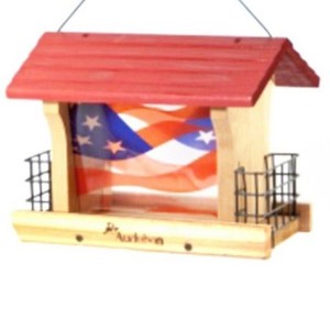 Woodlink Natural Wood Ranch Bird Feeder With Suet Cages - 1 of 3