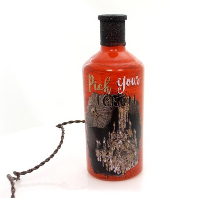 Stony Creek 7.75 In Pick Your Poison Lit Jar Halloween Novelty Sculpture Lights