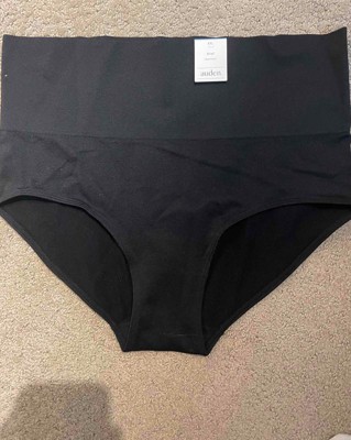 Women's Seamless High Waisted Rise Briefs - Auden™ Black 3x : Target