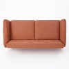 Modern Loveseat Sofa with Rubber Wood Legs,2 Seat Sofa with Cushions for Living Room, Bedroom, Office, Indoor Furniture - Maison Boucle - 4 of 4
