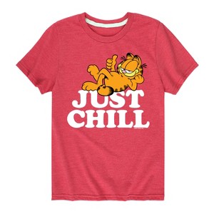Boys' - Garfield - Just Chill Short Sleeve Graphic T-Shirt - 1 of 4