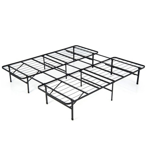 Full bed deals frame foldable