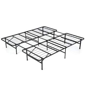 Costway  Folding Metal Platform Bed Frame 13 Inch Mattress Foundation 660 LBS